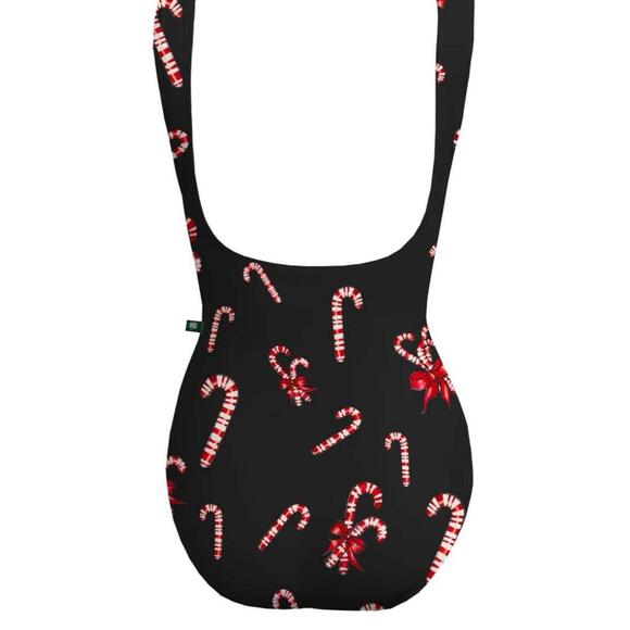 Luckyleo Dancewear Women's Black and Multi Bodysuit - Picture 2 of 4